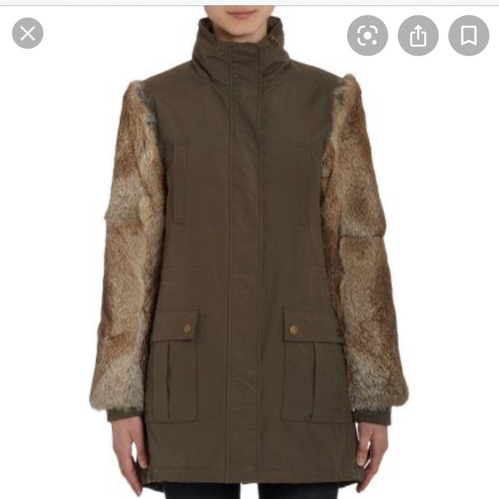 Barney’s Fur Sleeve Anorak